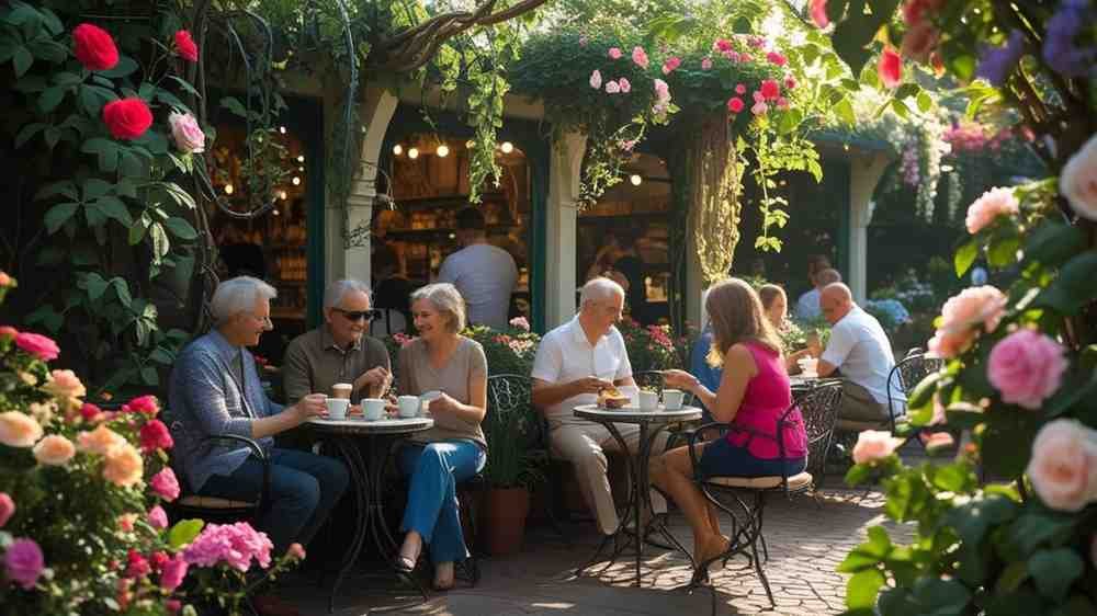 Cozy Café Meets Nature