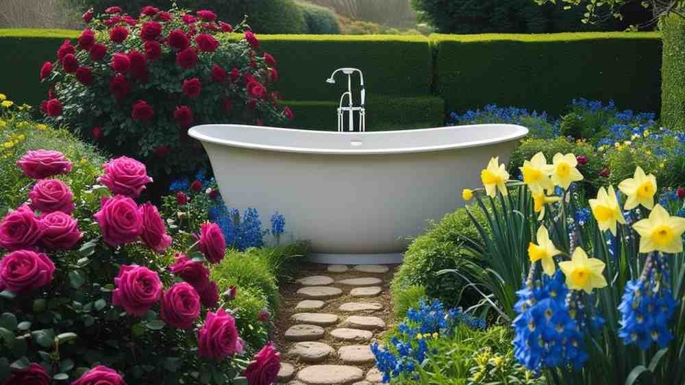 English Garden Meets Modern Spa
