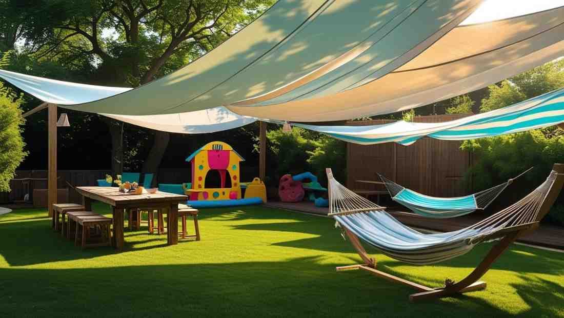 Garden Sail Ideas for Big Backyards