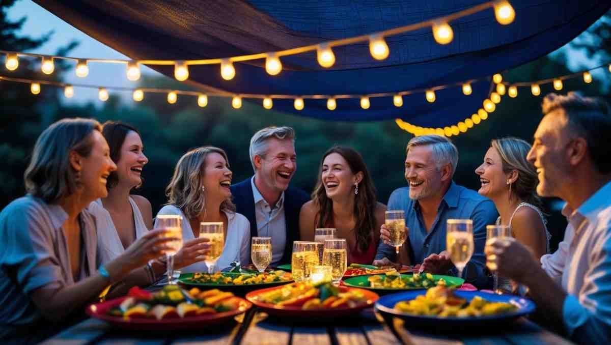 Garden Sails for Entertaining