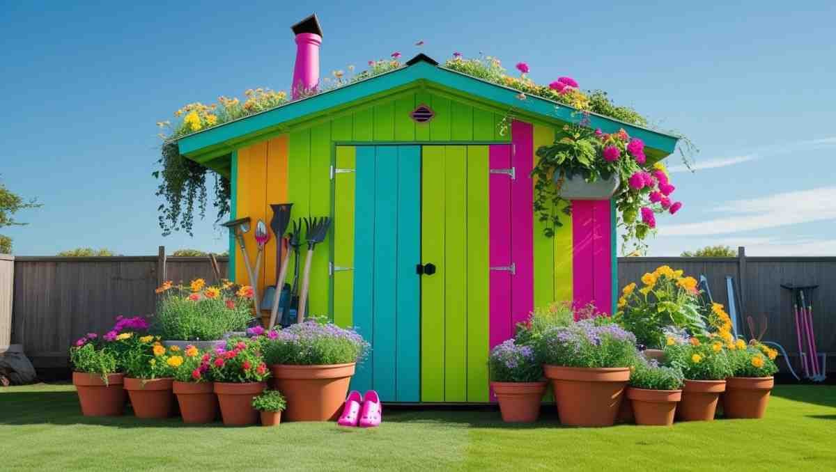 My Neighbor’s shed… A Lesson in Bold