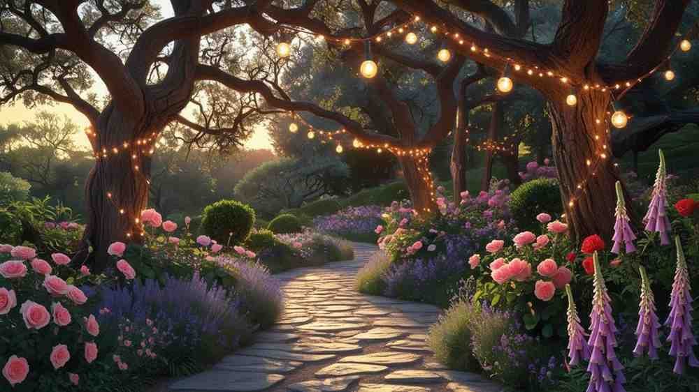 Rustic Garden Lights for Relaxation Spaces