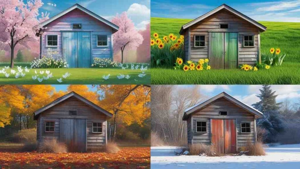 Seasonal Influence on Garden Shed Colours
