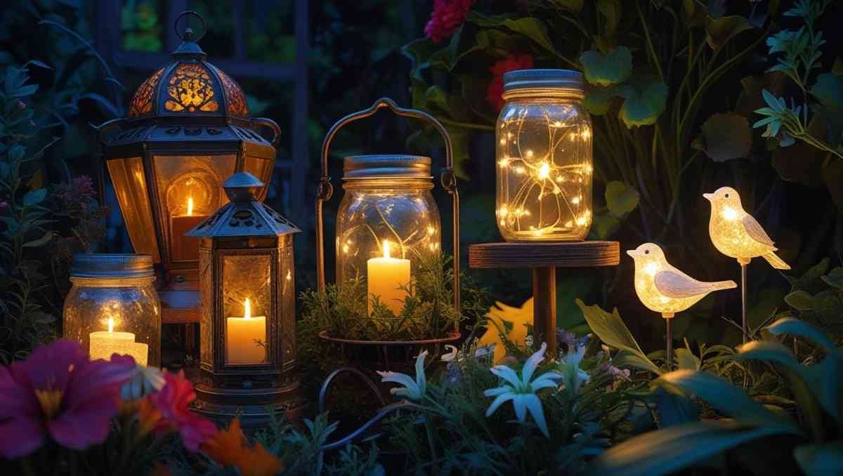 The Charm of Rustic Garden Lights
