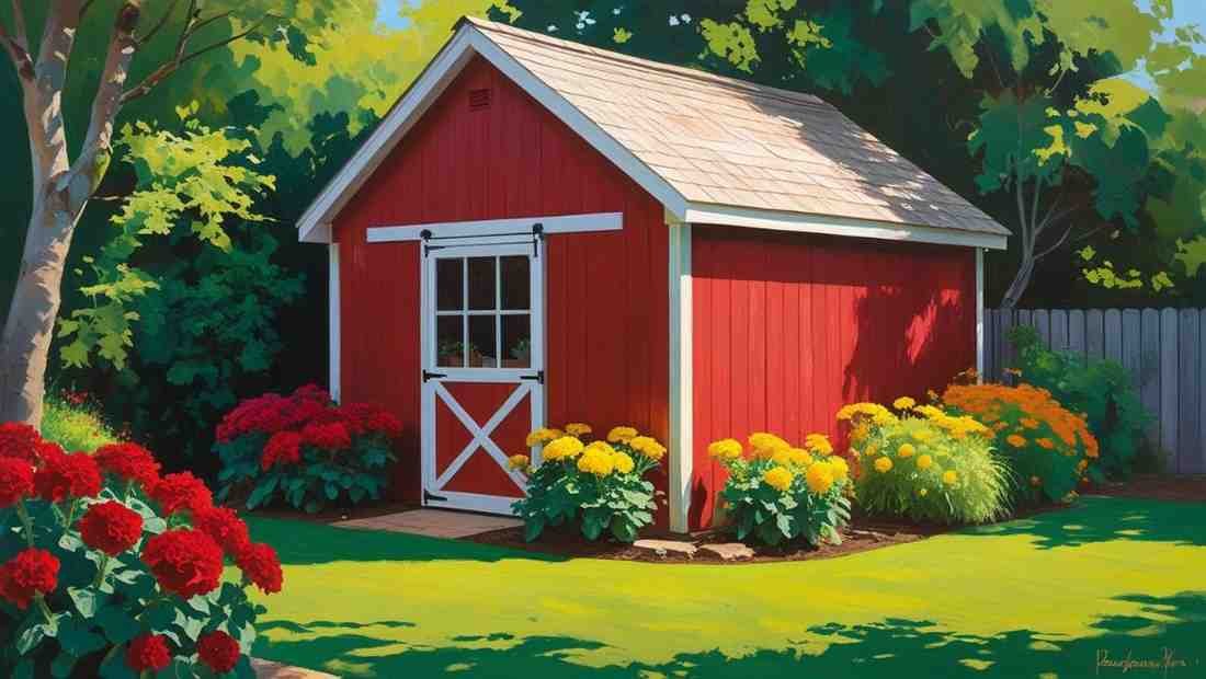 What About Two-Toned Garden Sheds