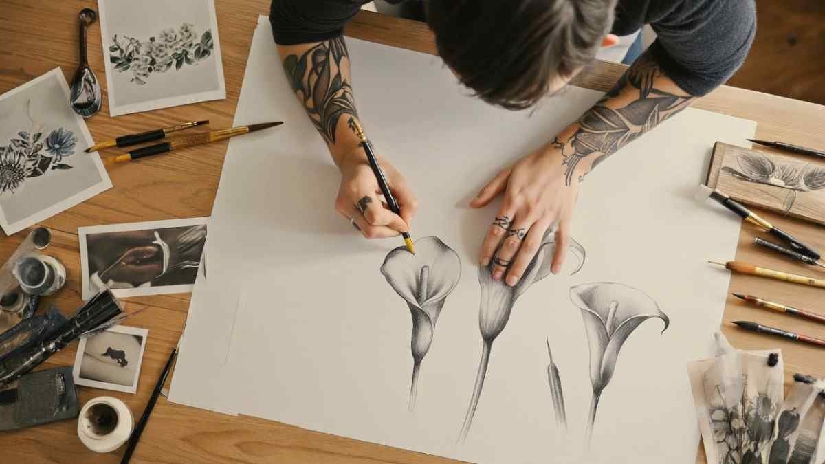 Black Calla Lilies in Art and Design