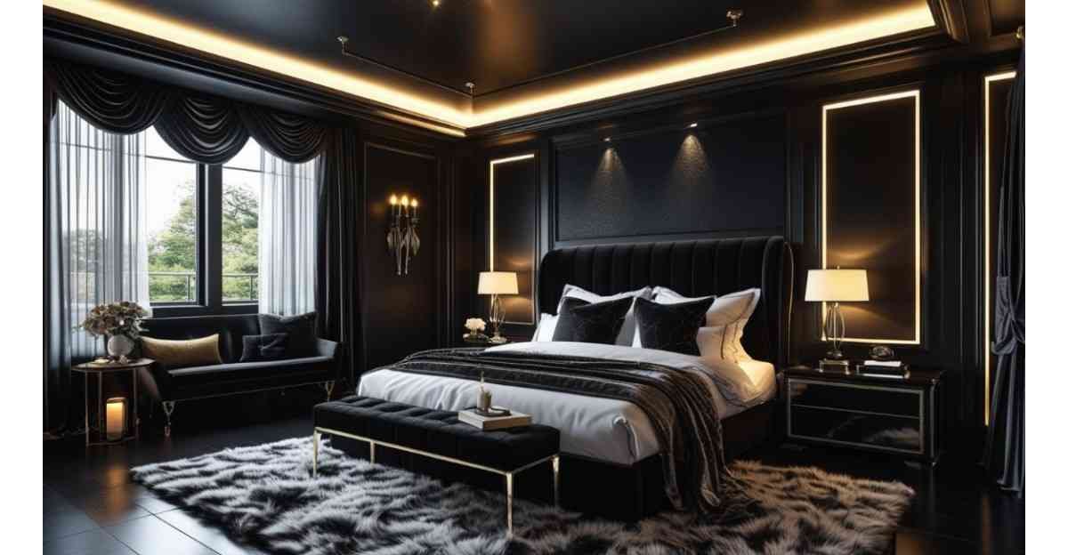 Bold and Beautiful Black Interior Design for Bedrooms