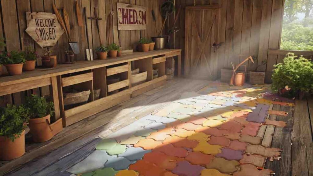 Garden Shed Flooring Ideas