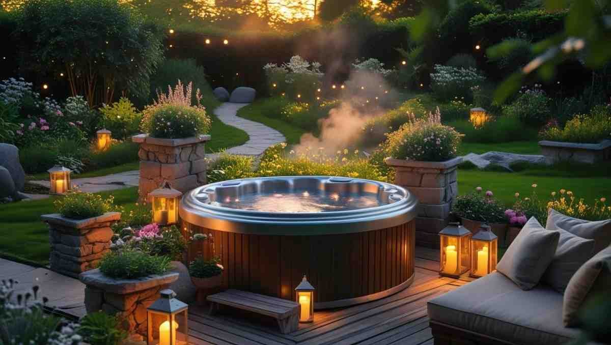 Hot Tub in Garden Ideas