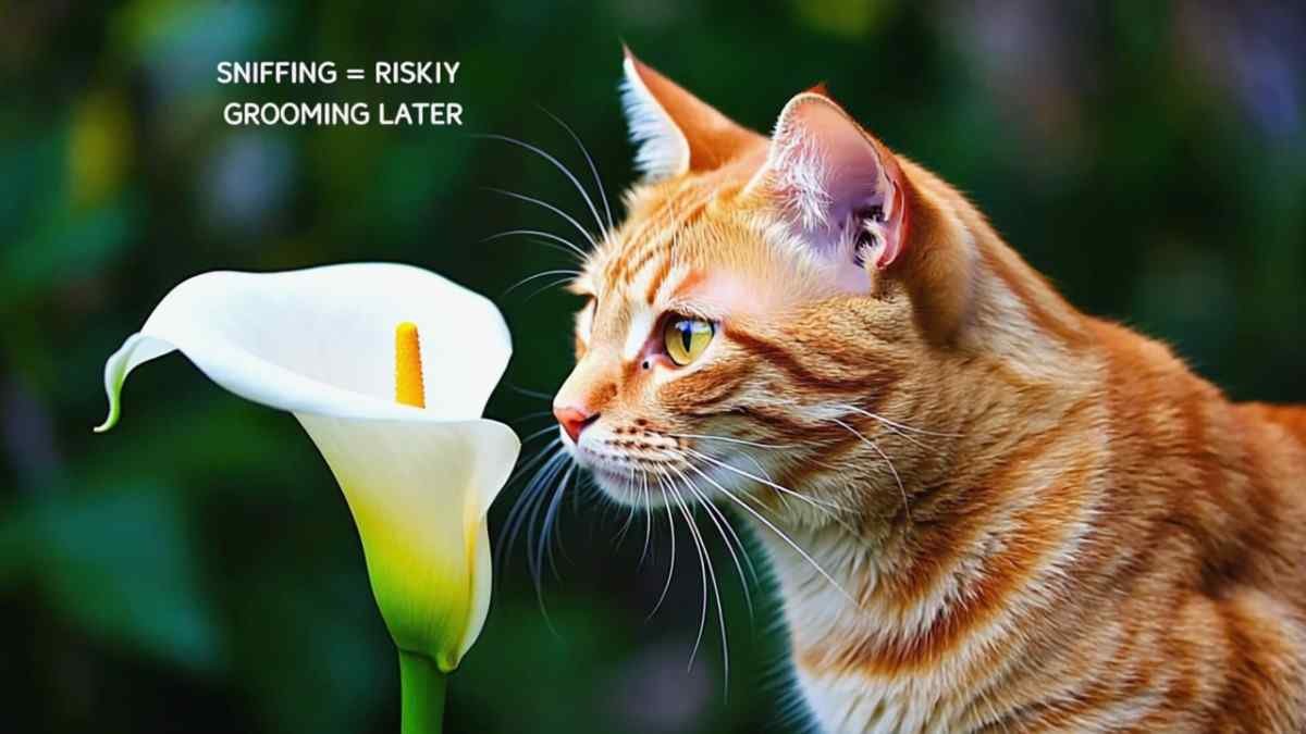 What If My Cat Just Sniffed the Lily