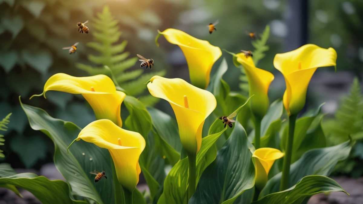 Yellow Calla Lilies Pure Sunshine