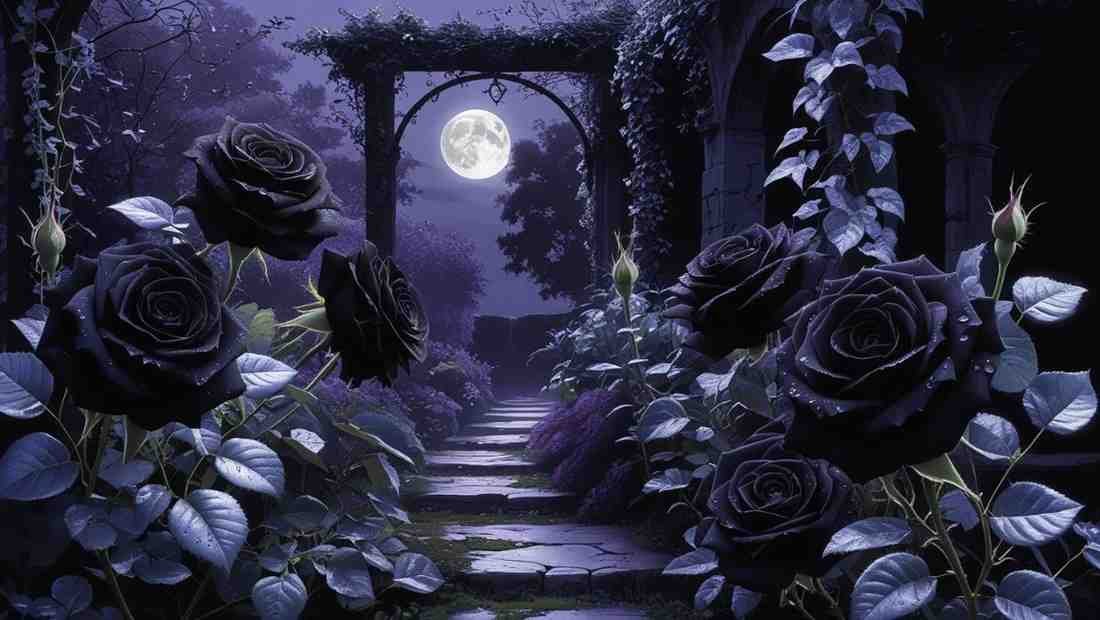Designing a Black Rose Garden with Style