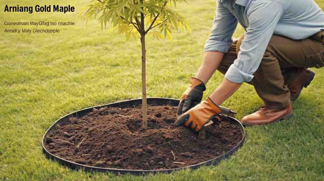 Planting the Armstrong Gold Maple Tree
